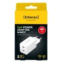 Intenso POWER ADAPTER 2XUSB-C GAN/7804012 Universāls Balts AC Ātrā uzlāde Iekštelpas Intenso POWER ADAPTER 2XUSB-C GAN/7804012 Universāls Balts AC Ātrā uzlāde Iekštelpas