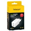 Intenso POWER ADAPTER 2XUSB-C GAN/7804012 Universal White AC Fast charging Indoor Intenso POWER ADAPTER 2XUSB-C GAN/7804012 Universal White AC Fast charging Indoor