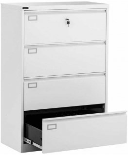 Frommstarck Metal office filing cabinet for A4/F4 document files, 4 drawers