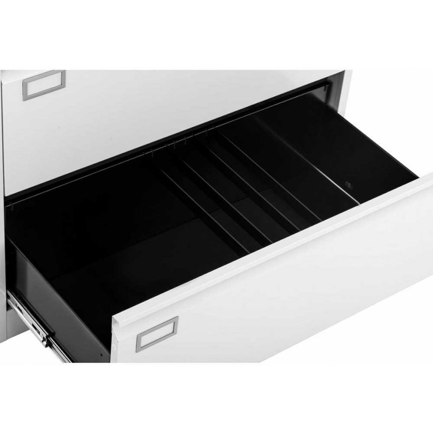 Frommstarck Metal office filing cabinet for A4/F4 document files, 4 drawers – 3