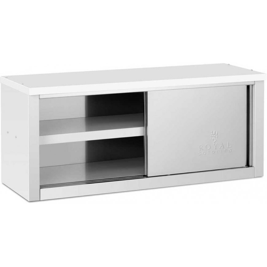 Royal Catering Food wall cabinet with sliding doors STEEL 130 kg 120 x 40 x 50 cm – 2