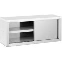 Royal Catering Food wall cabinet with sliding doors STEEL 130 kg 120 x 40 x 50 cm Royal Catering Food wall cabinet with sliding doors STEEL 130 kg 120 x 40 x 50 cm