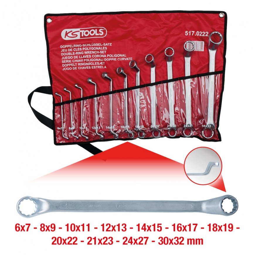 KS Tools 517.0222 jakoavain ja jakoavainsetti