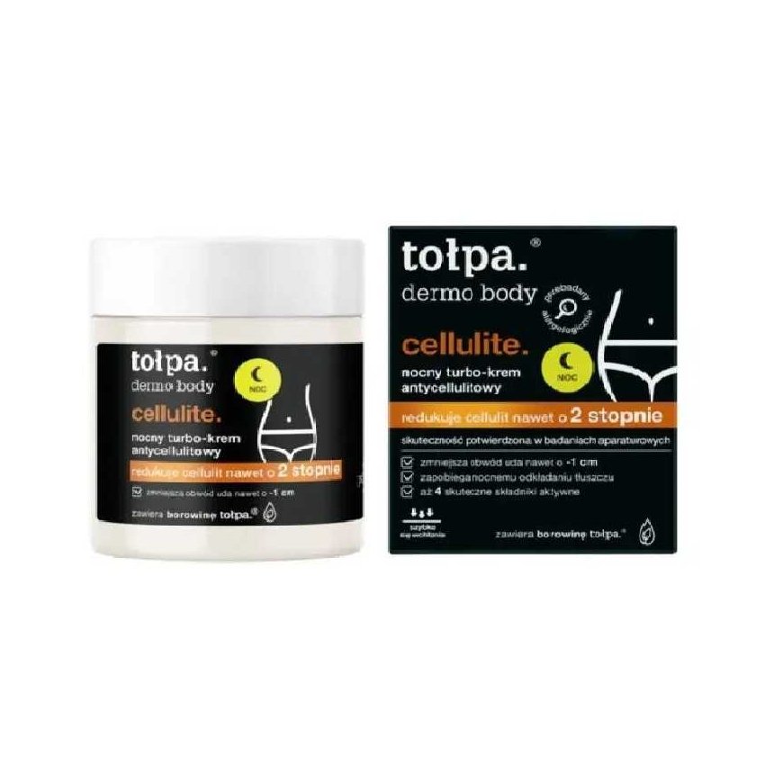 TOŁPA Dermo Body Cellulite Krem-turbo antycellulitowy nocny 250 ml