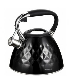 Kettle, traditional, steel, 3l, black Klausberg.