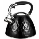 Kettle, traditional, steel, 3l, black Klausberg. Kettle, traditional, steel, 3l, black Klausberg.