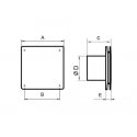 Pull-out bathroom fan Tecnosystemi, Even-T with timer Pull-out bathroom fan Tecnosystemi, Even-T with timer