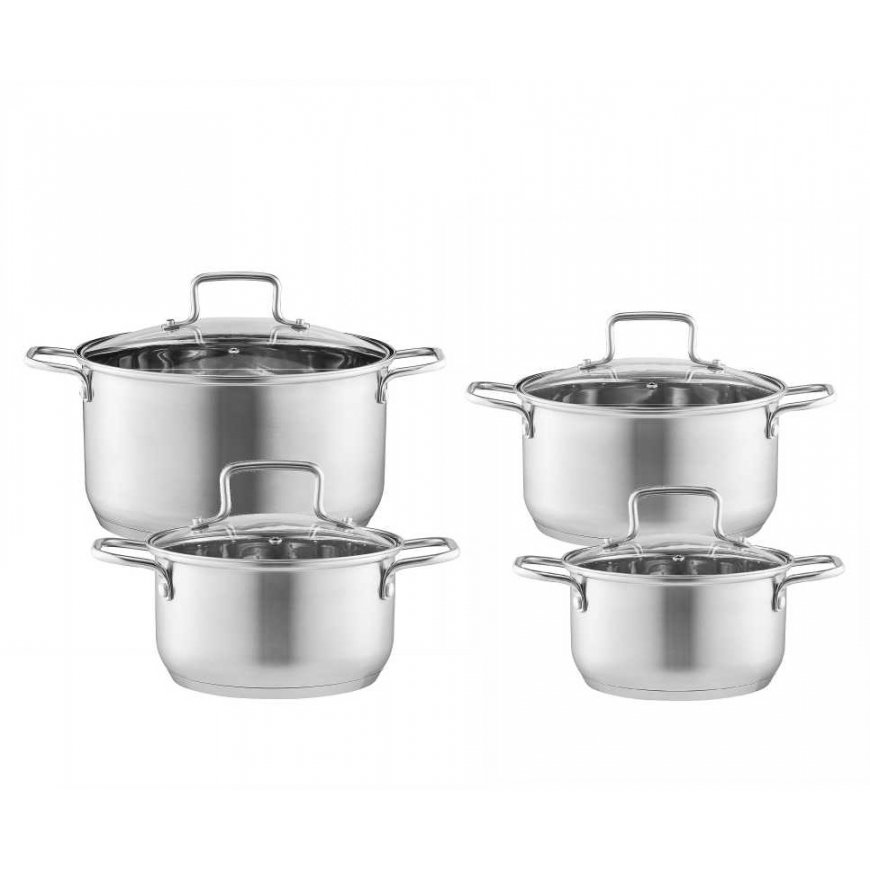 Ambition Cookware set in stainless steel