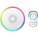 Orno ENTIKO AC, dzwonek wireless sieciowy, learning system, 60 sounds, 300m, white