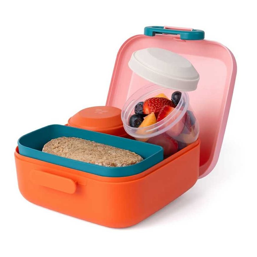 Priešpiečių dėžutė su przegródkami vaikams Rikko Poppy Flamingo / Amuse – 2
