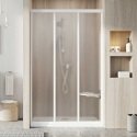 Sliding shower door Ravak Supernova, ASDP3-120 198, white+glass Grape Sliding shower door Ravak Supernova, ASDP3-120 198, white+glass Grape