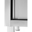 Royal Catering Dviejų indų maitinimo baseino kriauklė su spintele su stumdomomis durimis 140 x 70 x 95 cm