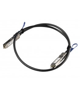 Mikrotik XQ+DA0001 InfiniBand- ja kuituoptiikkakaapeli 1 m QSFP+ to QSFP+ / QSFP28 to QSFP28 musta