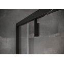 Shower door Ravak Nexty, NDOP2-120 black+Transparent Shower door Ravak Nexty, NDOP2-120 black+Transparent
