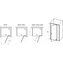 Shower door Ravak Nexty, NDOP2-120 black+Transparent Shower door Ravak Nexty, NDOP2-120 black+Transparent
