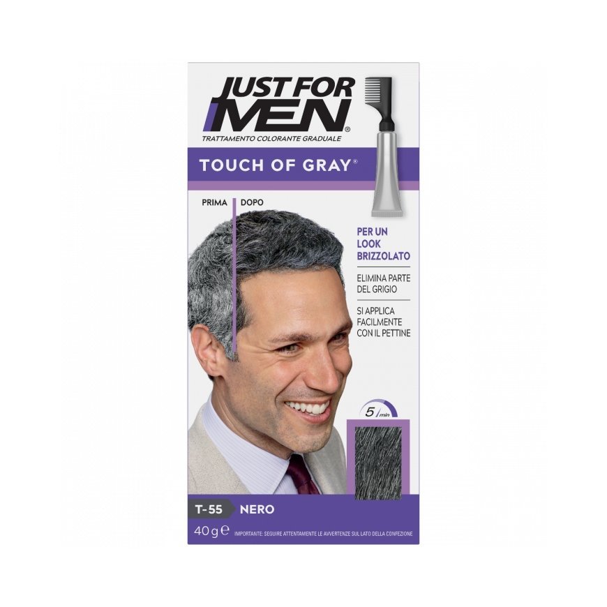 Just For Men Touch of Gray matu krāsa Melns 40 g – 2