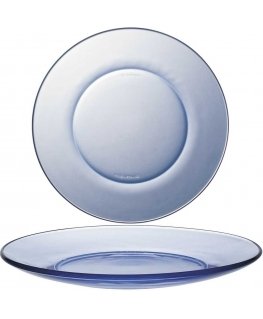 Talerz deserowy Duralex LYS MARINE mėlyna śr. 190 mm - komplektas 6 vnt.