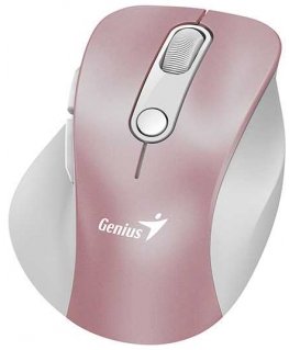 Bevielė pelė, Genius Ergo 9000S Pro, rožinė, optinė, 2400DPI