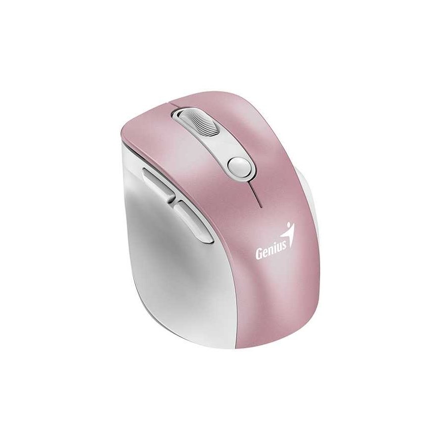 Bevielė pelė, Genius Ergo 9000S Pro, rožinė, optinė, 2400DPI – 3