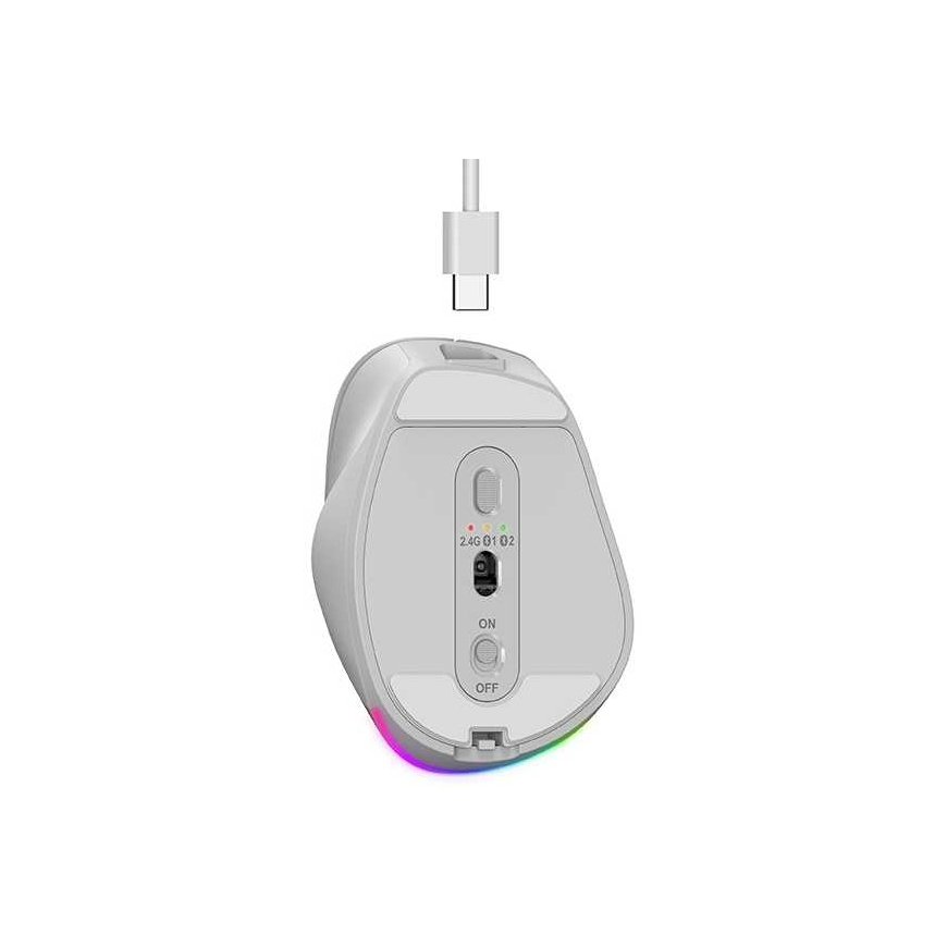 Wireless mouse, Genius Ergo 9000S Pro, pink, optical, 2400DPI – 5
