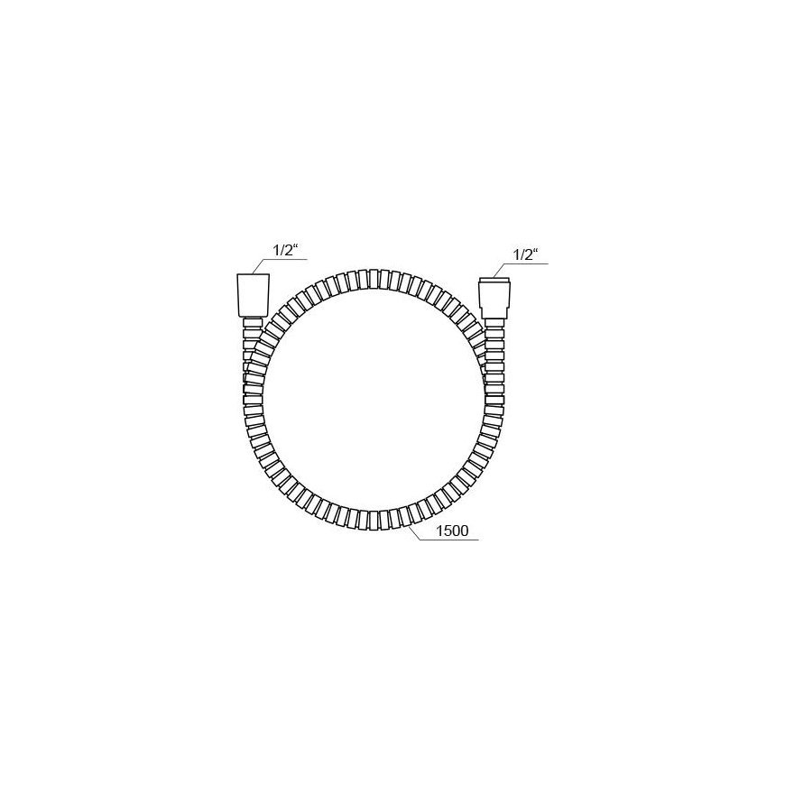Plastikinė dušo žarna Ravak, 912.00 150 cm – 5