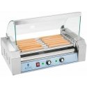 Royal Catering Grillis rolkowy su pokrywą roller grill podgrzewacz do parówek 7 rolek Royal Catering Grillis rolkowy su pokrywą roller grill podgrzewacz do parówek 7 rolek