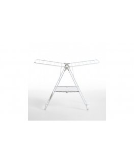 Rayen Drying Rack with Shoe Holders - 145 x 61 cm, White