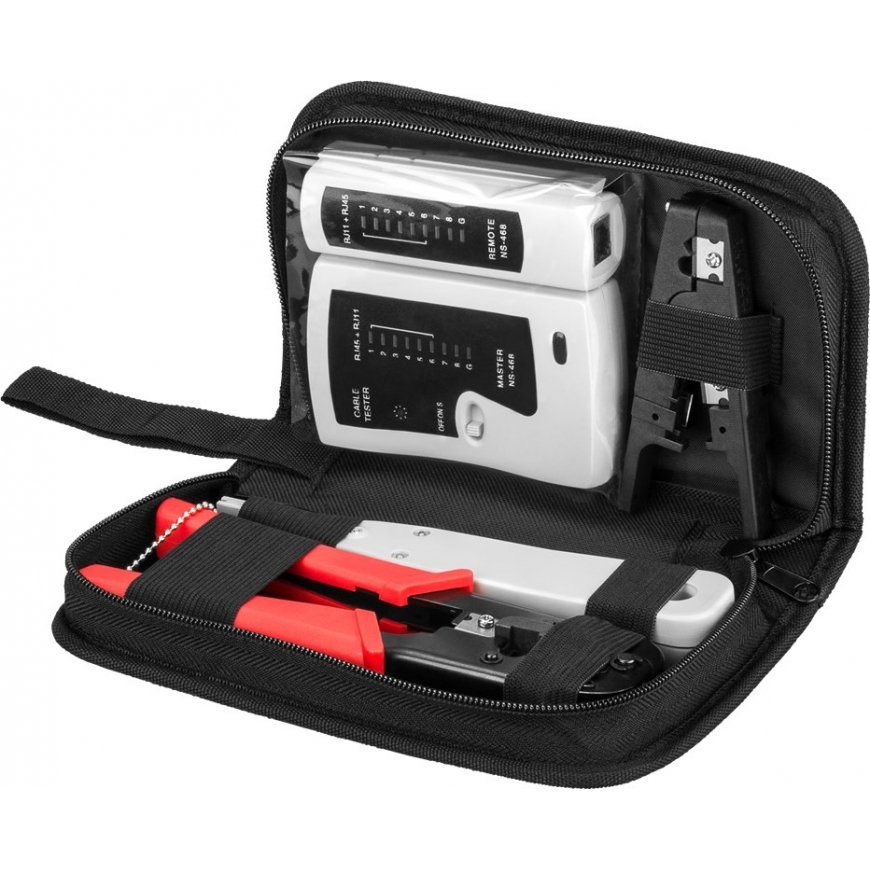 Goobay 97790 cable crimper Tool set Black, Red