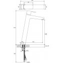 Basin mixer Ravak 10° Free, TD F 015.00 333 mm, without bottom valve, chrome Basin mixer Ravak 10° Free, TD F 015.00 333 mm, without bottom valve, chrome