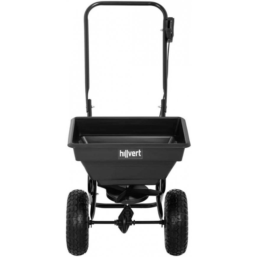 Hillvert Spreader, seeder, spreader for fertilizer, grass, salt, sand, 14 l – 5