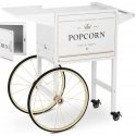 Travel Royal Catering Trolley podstawa do maszyny do popcornu with cabinet retro 51 x 37 cm - white and gold Travel Royal Catering Trolley podstawa do maszyny do popcornu with cabinet retro 51 x 37 cm - white and gold