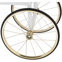 Travel Royal Catering Trolley podstawa do maszyny do popcornu with cabinet retro 51 x 37 cm - white and gold Travel Royal Catering Trolley podstawa do maszyny do popcornu with cabinet retro 51 x 37 cm - white and gold