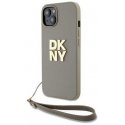 Case DKNY DKHCP15MPBSWSE iPhone 15 Plus 6.7" beige/beige hardcase Wrist Strap Stock Logo Case DKNY DKHCP15MPBSWSE iPhone 15 Plus 6.7" beige/beige hardcase Wrist Strap Stock Logo