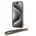 Dėklas DKNY DKHCP15MPBSWSE iPhone 15 Plus 6.7" smėlio spalva/beige hardcase Wrist Strap Stock Logo Dėklas DKNY DKHCP15MPBSWSE iPhone 15 Plus 6.7" smėlio spalva/beige hardcase Wrist Strap Stock Logo