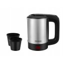 BROCK ceļojumu tējkanna, 0,8 L ,600W + 2 krūzītes