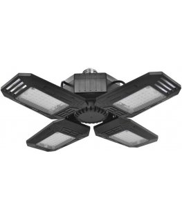 Orno SYRIUSZ LED folding 4-wing workshop lamp, E27, 72W, 4000K, 6480lm