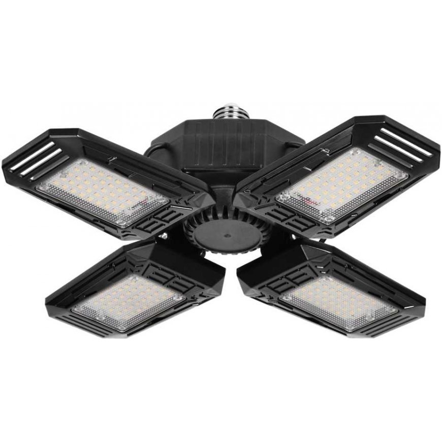 Orno SYRIUSZ LED folding 4-wing workshop lamp, E27, 72W, 4000K, 6480lm – 2