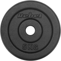 Set of cast iron weights 4x5kg, hole 31mm, classic plate, REBEL ACTIVE Set of cast iron weights 4x5kg, hole 31mm, classic plate, REBEL ACTIVE