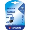 Verbatim Premium 32 GB MicroSDHC Klass 10 Verbatim Premium 32 GB MicroSDHC Klass 10