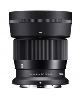 Sigma 56mm / f 1.4 DC DN C MILC (Peeglita vahetatavate objektiividega kaamera) Telefoto-objektiiv Must