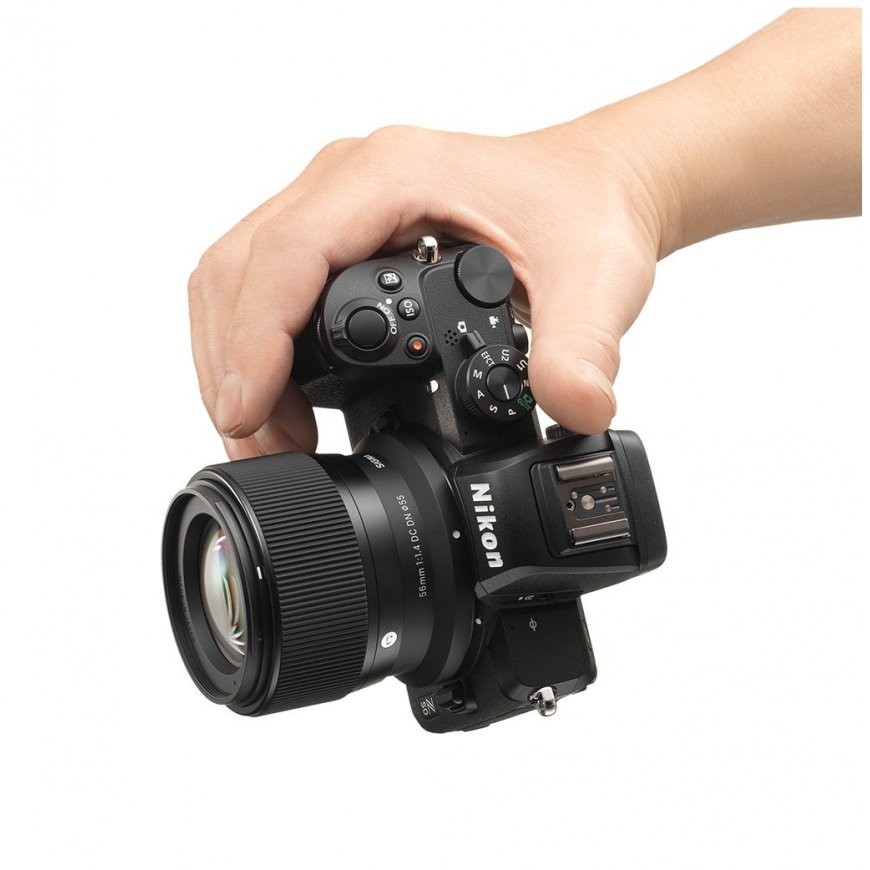 Sigma 56mm / f 1.4 DC DN C Беззеркальный цифровой фотоаппарат со сменными объективами Телефотообъект – 5