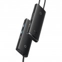 Baseus WKQX050001 interface hub USB Type-C 5000 Mbit/s Black Baseus WKQX050001 interface hub USB Type-C 5000 Mbit/s Black