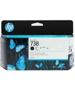 HP 738 130-ML Juodas DESIGNJET INK/CARTRIDGE