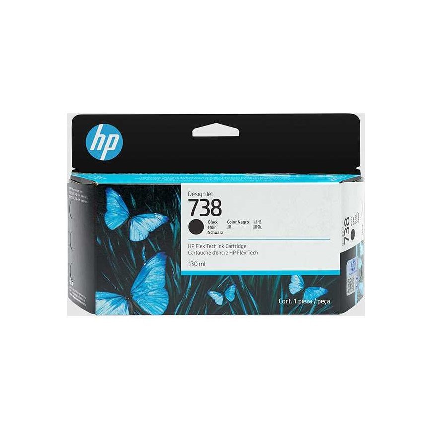 HP 738 130-ML Juodas DESIGNJET INK/CARTRIDGE – 2