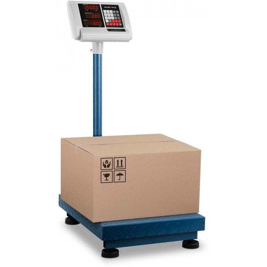Kitchen scale Steinberg Systems Warehouse platform scale counting folding 40x50cm power supply + battery 150kg / 50g
