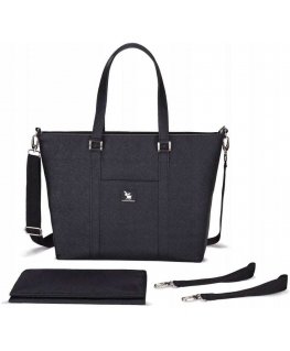 CottonMoose Shopper Bag - torba pielęgnacyjna do wózka | Pearl Black