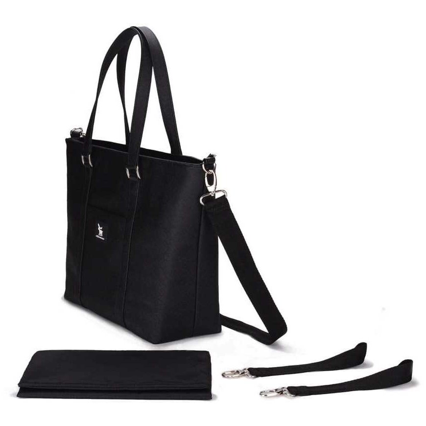 CottonMoose Shopper Bag - torba pielęgnacyjna do wózka | Pearl Black – 2