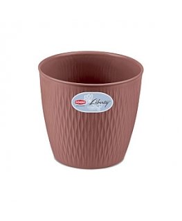 Flowerpot Liberty Ø16x15cm brown