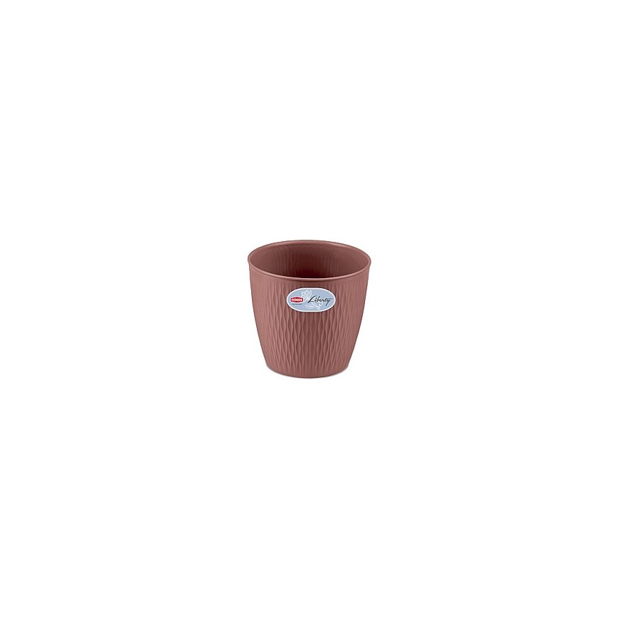 Flowerpot Liberty Ø16x15cm brown
