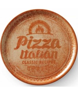 Duralex Talerz do pizzy with porcelany Recipe Collection Brick Red sr. 33 cm - set of 6 pcs.